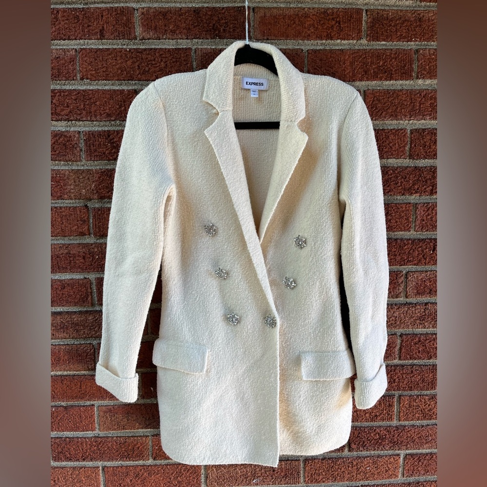 Express Soft Cotton Blazer Size XS